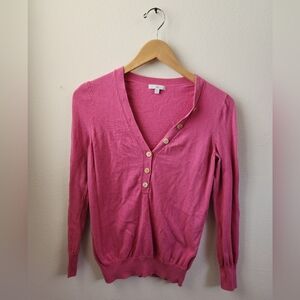 GAP Pullover Silk Sweater‎ Pink Small